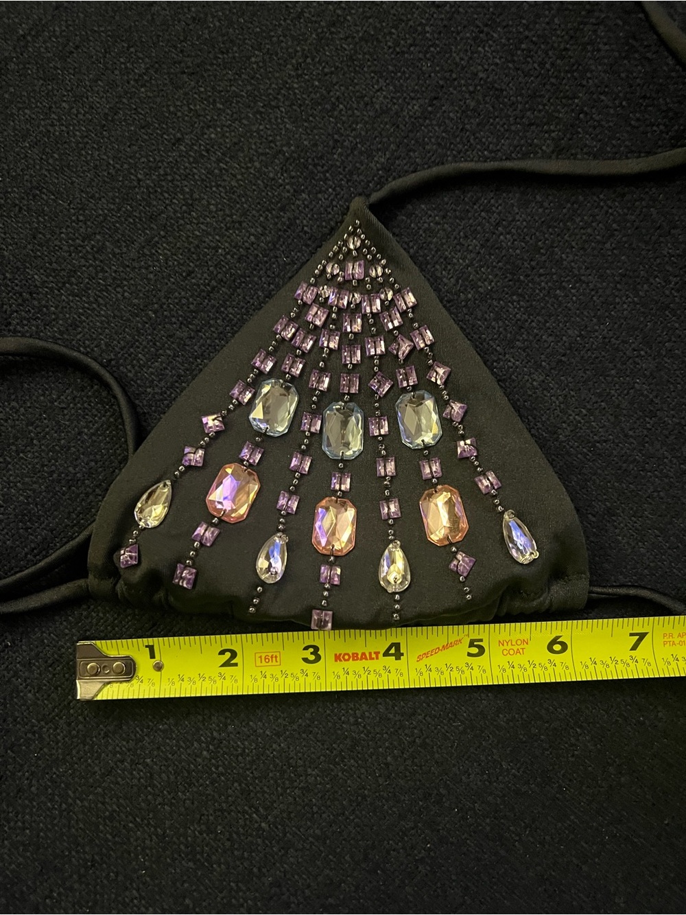 Embellished Triangle Bikini Set - Picture 7 of 8